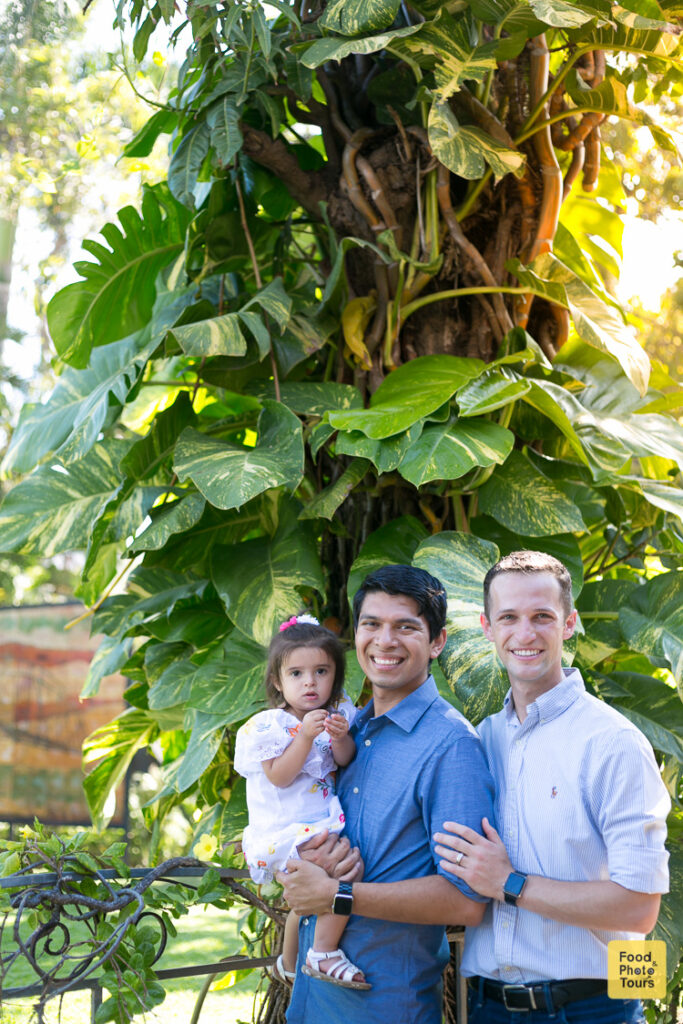 Gay Couple and their toddler daughter with an LGBT Family Photographer in Puerto Vallarta + Vallarta Pride