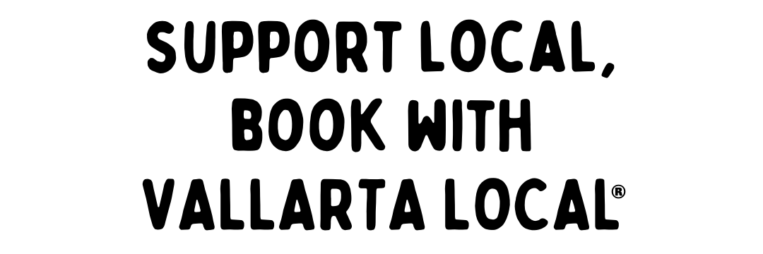 BUTTON THAT READS: SUPPORT LOCAL WITH VALLARTA LOCAL